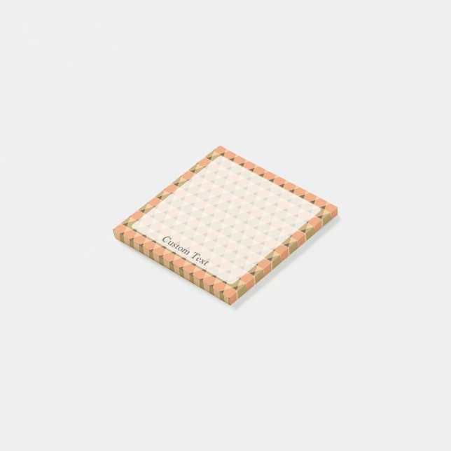 Triangles Pattern Post-it Notes (Angled)