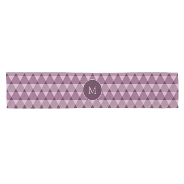 Triangles Pattern Short Table Runner (Horizontal)