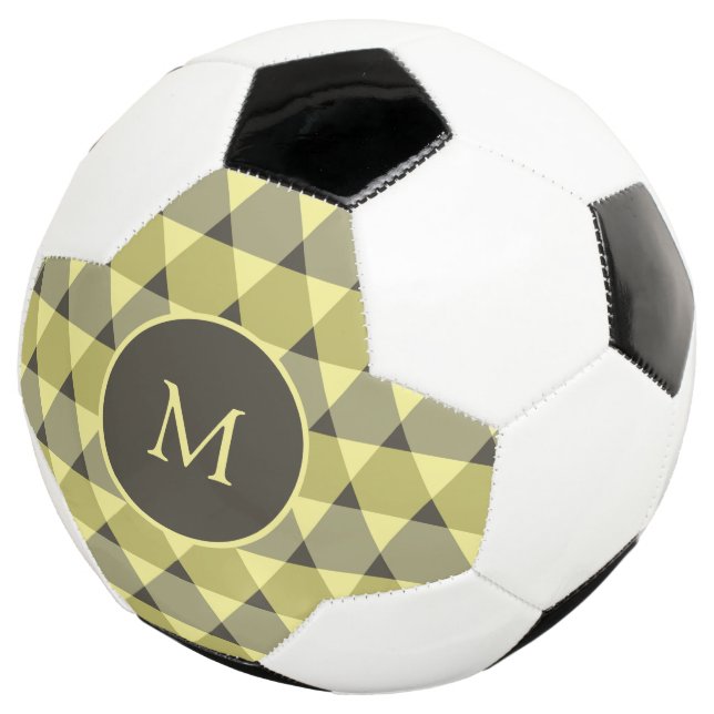 Triangles Pattern Soccer Ball (Three Quarter)