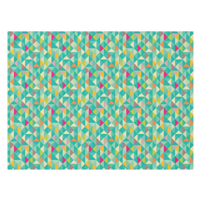 Triangles pattern tablecloth (Front (Horizontal))