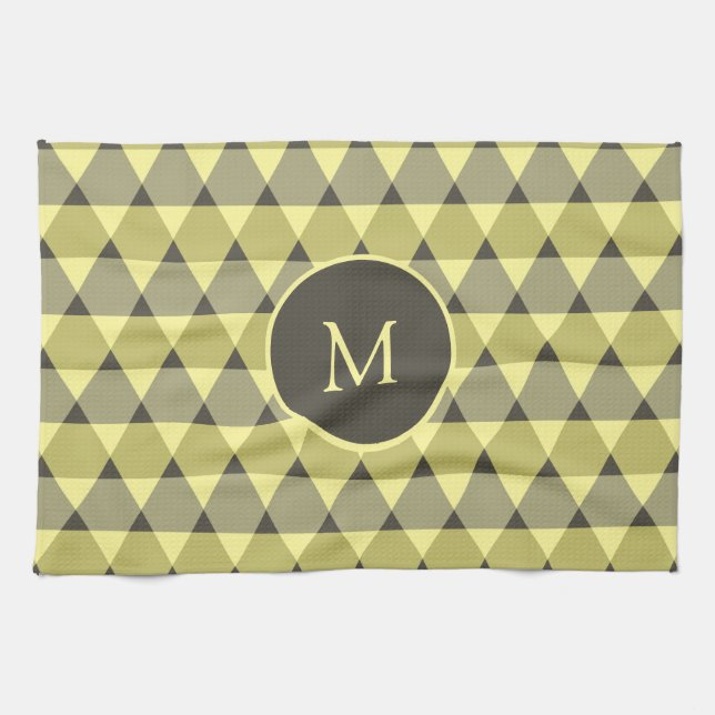 Triangles Pattern Tea Towel (Horizontal)