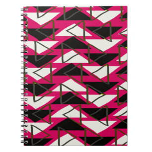 Triangles Spiral Notebook