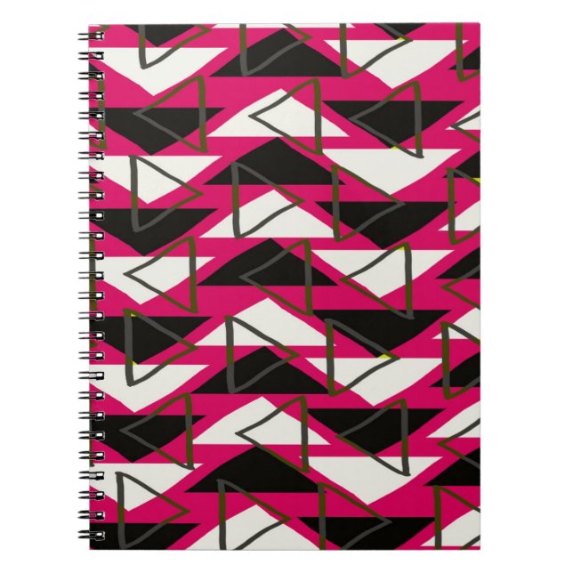 Triangles Spiral Notebook (Front)