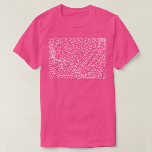 triangles wavy pattern design T-Shirt (Design Front)