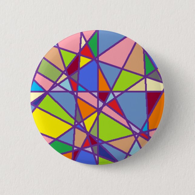 Triangluars 6 Cm Round Badge (Front)