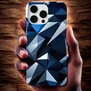  Triangular Azure Shield for iPhone 16 Pro Max Case