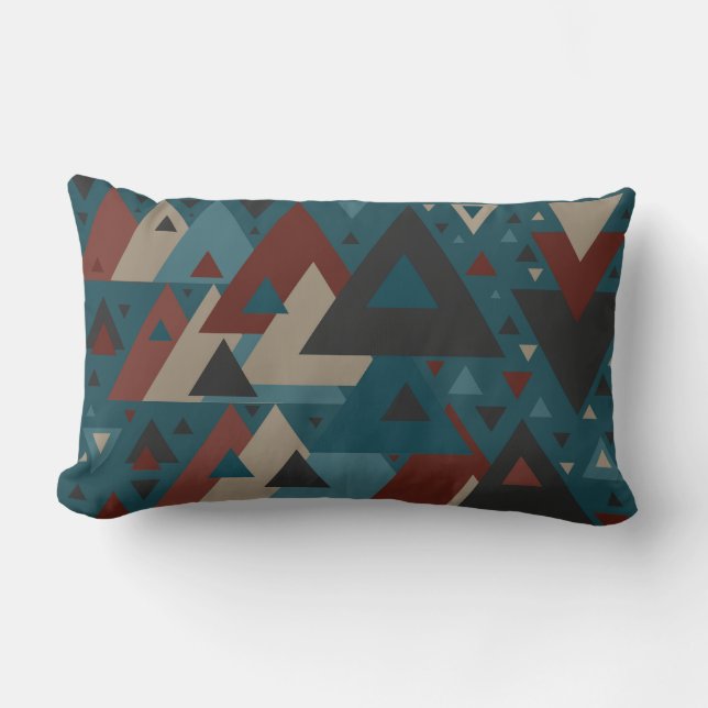 Triangular Dance Lumbar Cushion (Front)