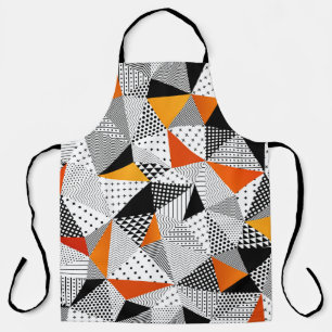Triangular Fashion: Vintage Polygonal Elegance. Apron