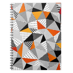Triangular Fashion: Vintage Polygonal Elegance. Notebook