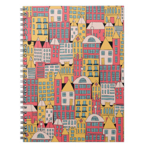 Triangular Geometric: Colourful Abstract Backgroun Notebook