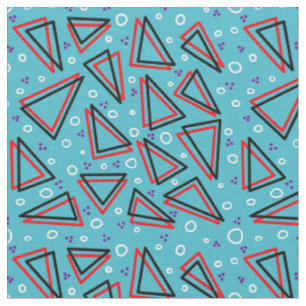 Triangular geometric shapes pattern for fabric