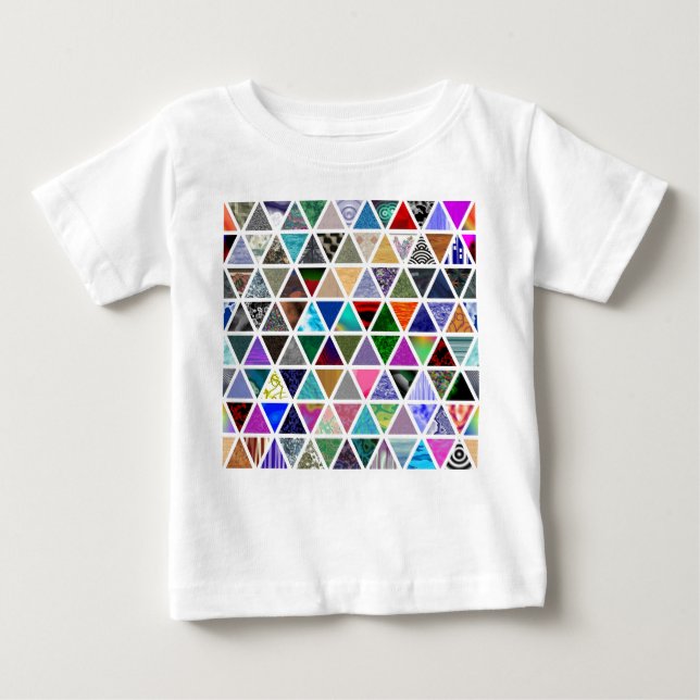 Triangular Textures Baby T-Shirt (Front)