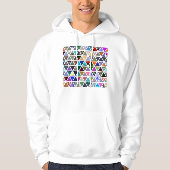 Triangular Textures Hoodie (Front)