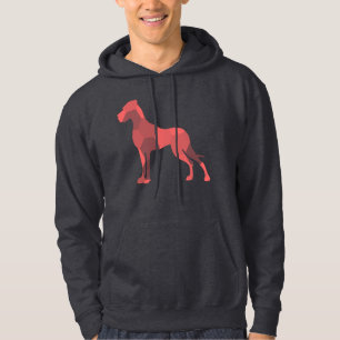 Triangulus Red Great Dane Hoodie