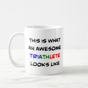 triathlete, awesome coffee mug