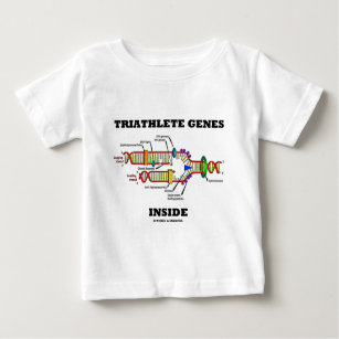 Triathlete Genes Inside (DNA Replication) Baby T-Shirt