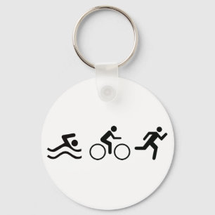 Triathlete Key Ring