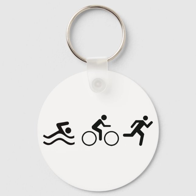 Triathlete Key Ring (Front)