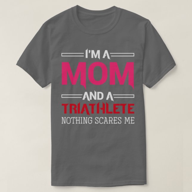 Triathlete Mum Triathlon T-Shirt (Design Front)