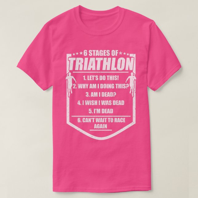 Triathlon Athlete 19 T-Shirt (Design Front)