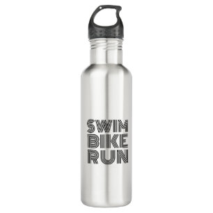 Triathlon black design 710 ml water bottle