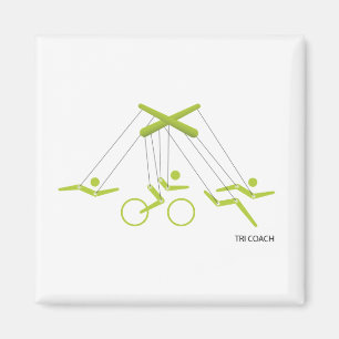 Triathlon coach, Triathlon trainer Magnet