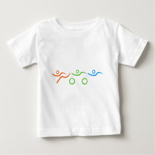 Triathlon cool and unique design baby T-Shirt