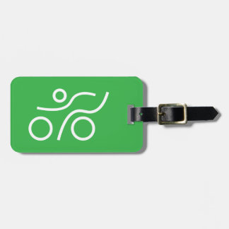 Triathlon cool and unique design luggage tag