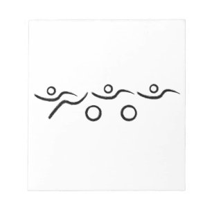 Triathlon cool and unique design notepad