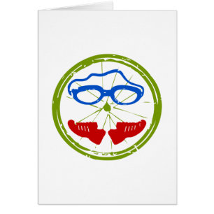 Triathlon cool artistic design