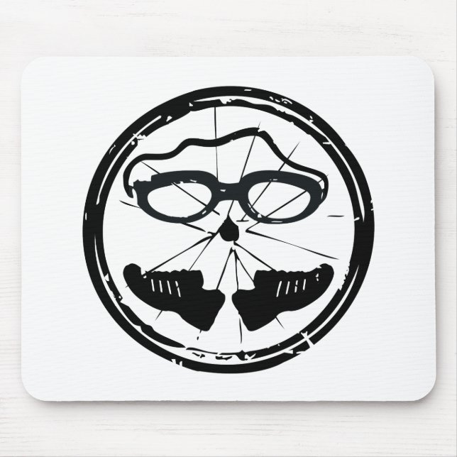 Triathlon cool artistic design mouse pad (Front)