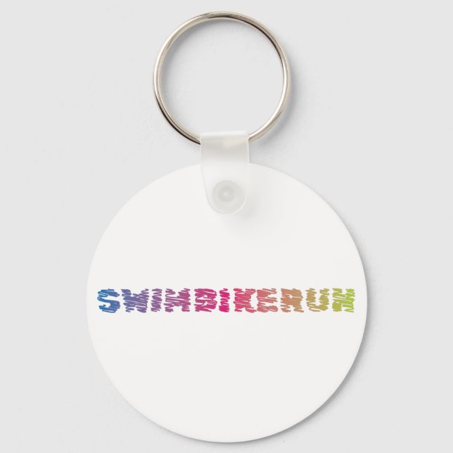 Triathlon cool design key ring (Front)
