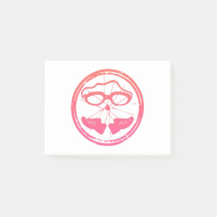 Triathlon cool design post-it notes