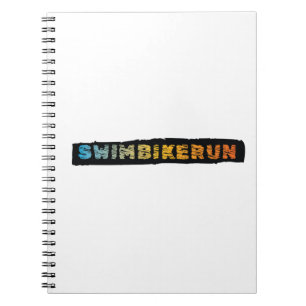 Triathlon Cool Design Spiral Notebook