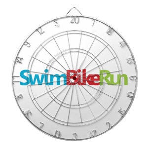 Triathlon cool logo for all sport lovers dartboard