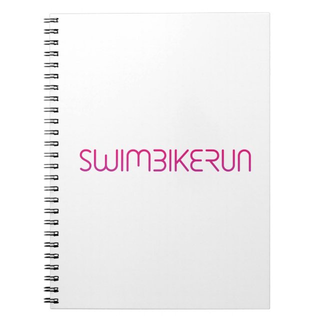Triathlon cool logo for all sport lovers notebook (Front)