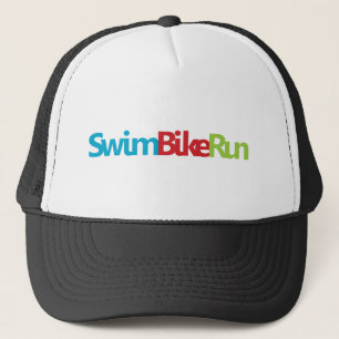 Triathlon cool logo for all sport lovers trucker hat