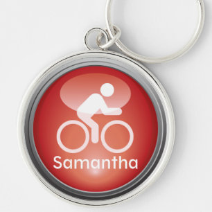 Triathlon CYCLE Customised Keychain