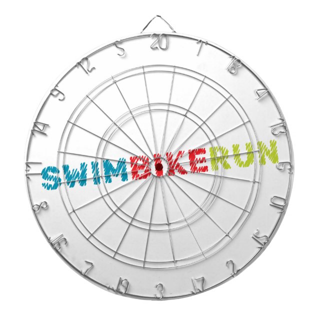 Triathlon design dartboard (Front)