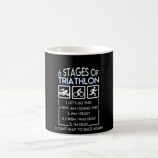 Triathlon Do This Why I Doing This I Dead Coffee Mug (Center)