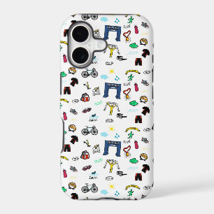 Triathlon Doodles iPhone 7 Plus Case
