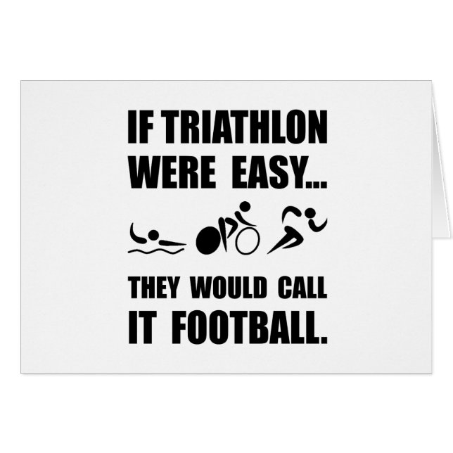 Triathlon Football (Front Horizontal)