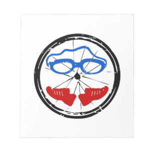 Triathlon Freak logo Notepad