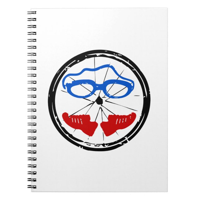 Triathlon Freak logo Spiral Notebook (Front)