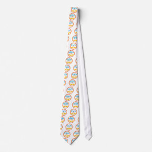 Triathlon fun design tie