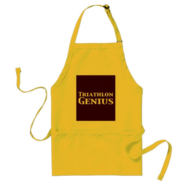 Triathlon Genius Gifts Standard Apron (Front)