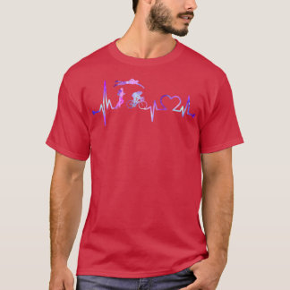 TRIATHLON HEARTBEAT GALAXY TRIATHLON HEARTBEAT TRI T-Shirt