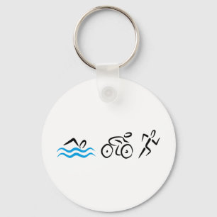 Triathlon Key Ring