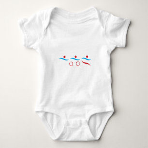 Triathlon Logo Baby Bodysuit