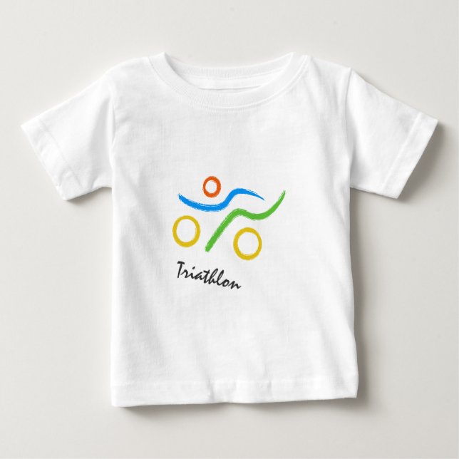 Triathlon logo baby T-Shirt (Front)